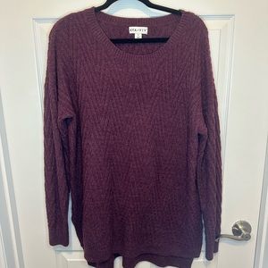 2XL Ava & Viv Purple Sweater